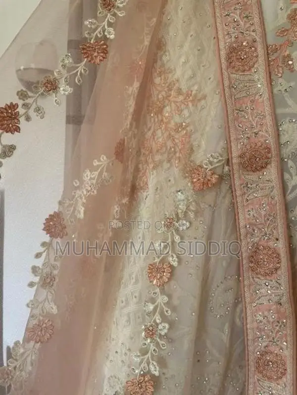 Ivory Embroidered Lehenga Set