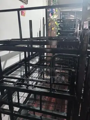 STEEL BUNKER BED HAVY ඝනකමවැඩි BUNK