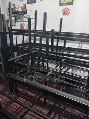 STEEL BUNKER BED HAVY ඝනකමවැඩි BUNK