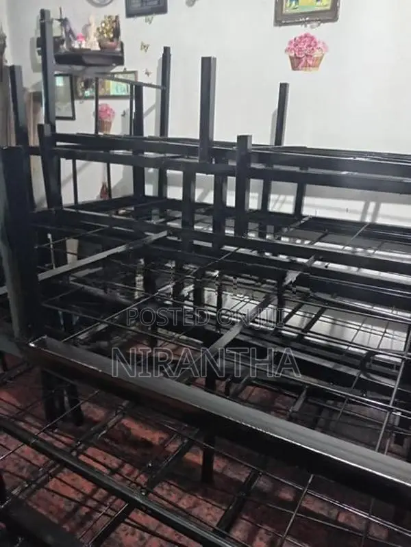 STEEL BUNKER BED HAVY ඝනකමවැඩි BUNK