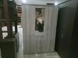 Melamine 3 Door Cupboard American Ash