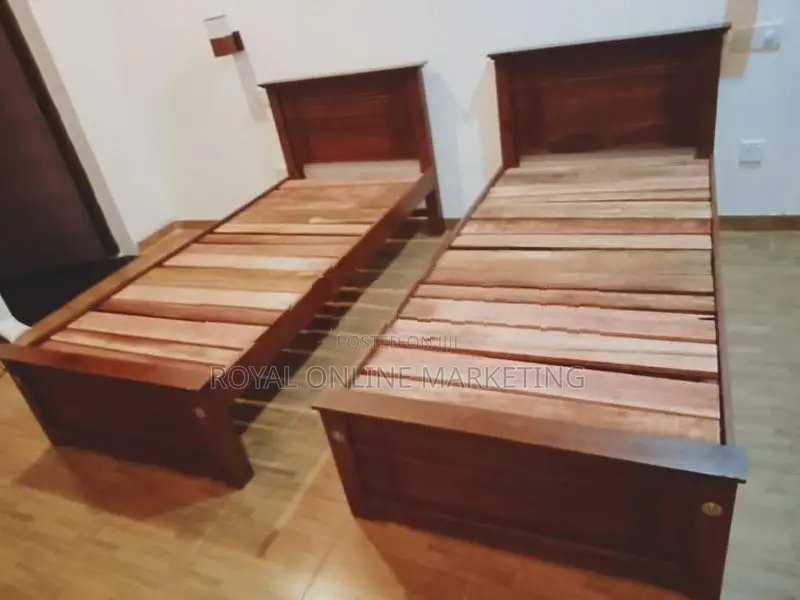 Teak Single Box Bed (B-3)