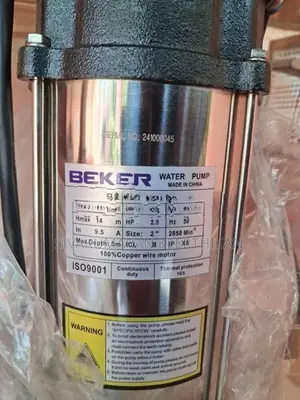 Brand New 2HP BEKER Water Pump