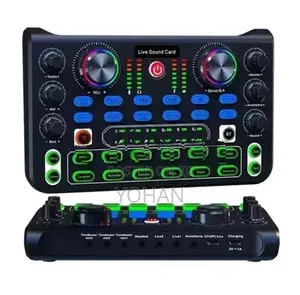 X60 Sound Card English Version Professional Cards Audio Mixer