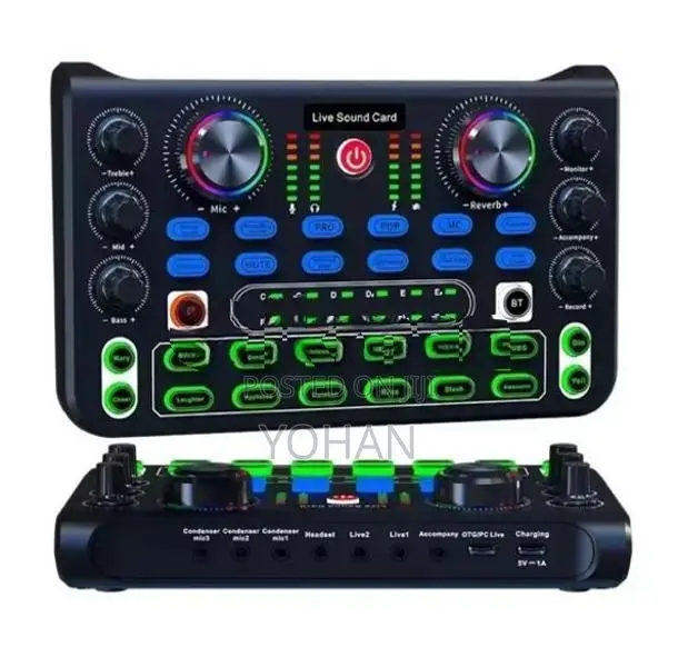 X60 Sound Card English Version Professional Cards Audio Mixer