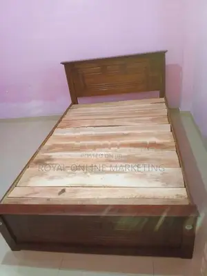 Teak Single Box Bed (B-3)