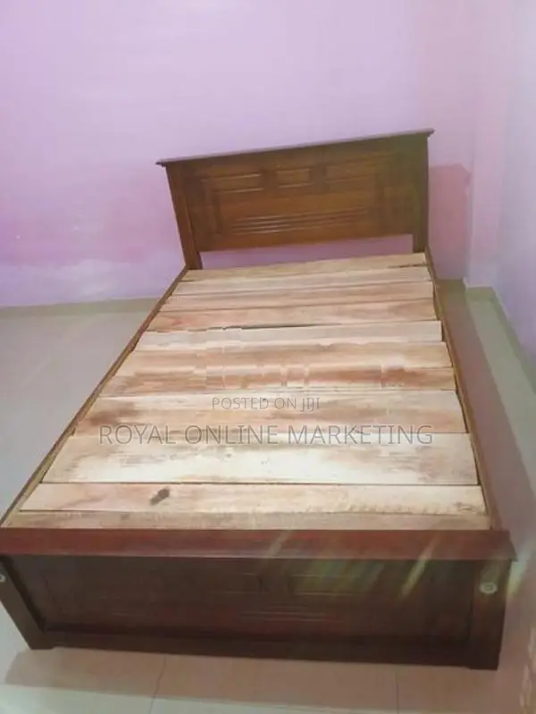 Teak Single Box Bed (B-3)