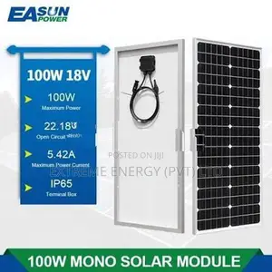 Monocrystalline Solar Panel 100W 12V 24V Battery Charging