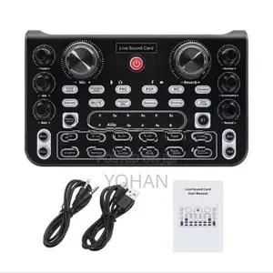 X60 Sound Card English Version Professional Cards Audio Mixer