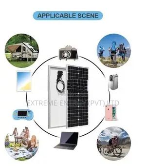 Monocrystalline Solar Panel 100W 12V 24V Battery Charging