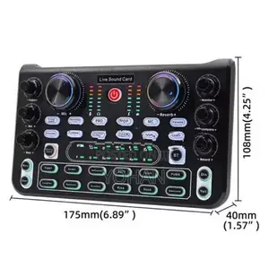 X60 Sound Card English Version Professional Cards Audio Mixer