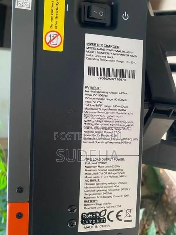 PowMr 6.2kw On-grid/Off-grid hybrid inverter
