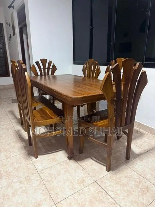 Teak Dining Table With 06 Chairs