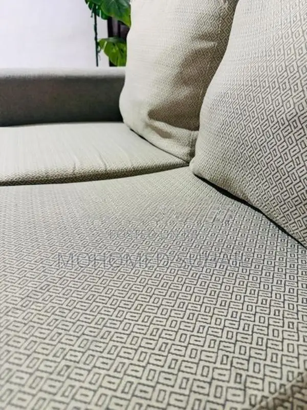 L Shape Sofa Set for Living Room (Grey) Premium Fabric