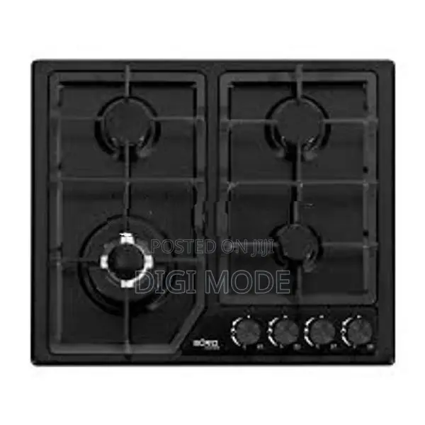 Euro (Turkey) 4 Burner Square Cooker Hob Glass Gas Heavy Duty