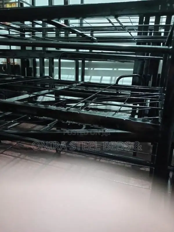 STE Bunker ඝණකම වැඩි තට්ටු දෙකේ යකඩ ඇදන් Bunk