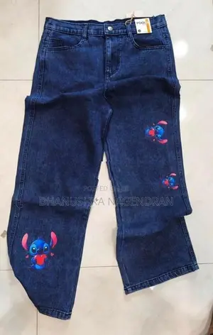 Printed denims