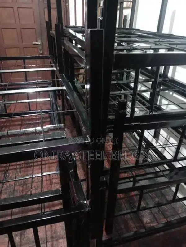 STE Bunker ඝණකම වැඩි තට්ටු දෙකේ යකඩ ඇදන් Bunk