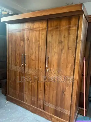 3 Door Teak Wardrobe -Li 80