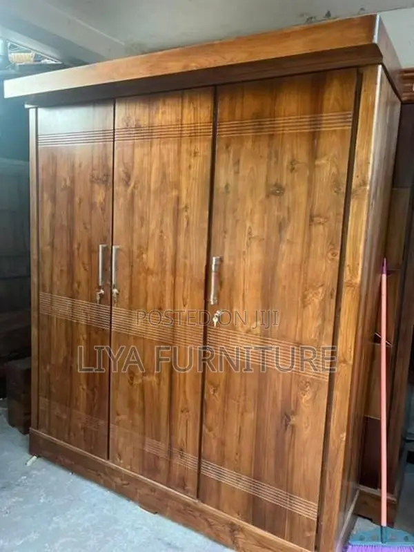 3 Door Teak Wardrobe -Li 80