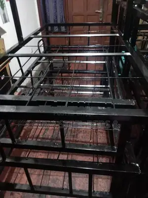 STE Bunker ඝණකම වැඩි තට්ටු දෙකේ යකඩ ඇදන් Bunk
