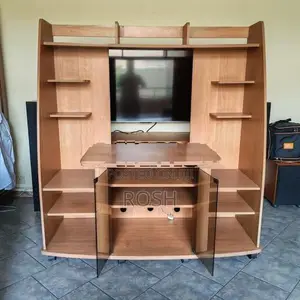 TV table with full size rack