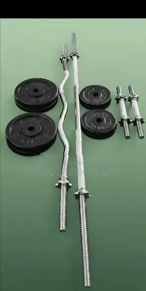 Brand New 30kg Dumbbell Set with Metal Bar weight