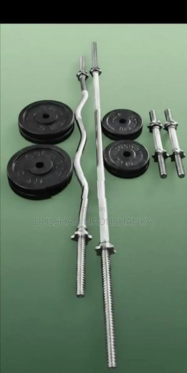 Brand New 30kg Dumbbell Set with Metal Bar weight