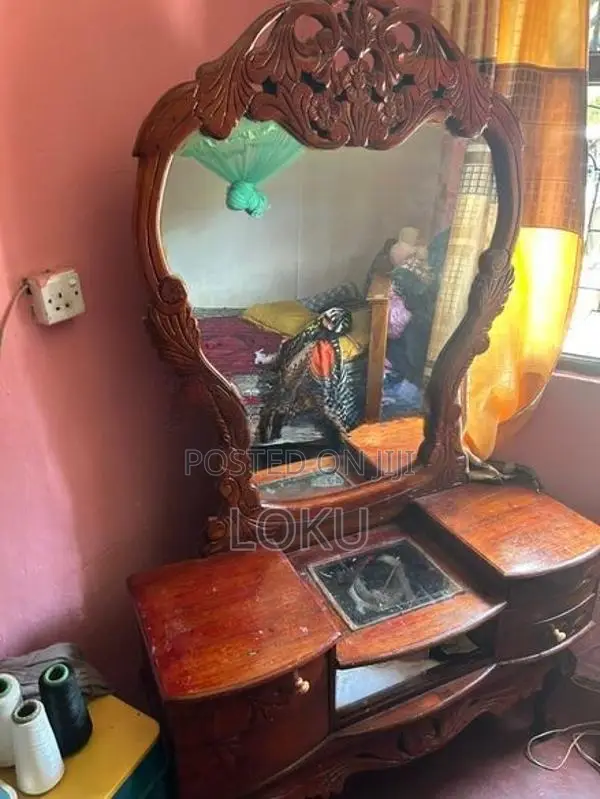 Teak Wood Resin Dressing Table