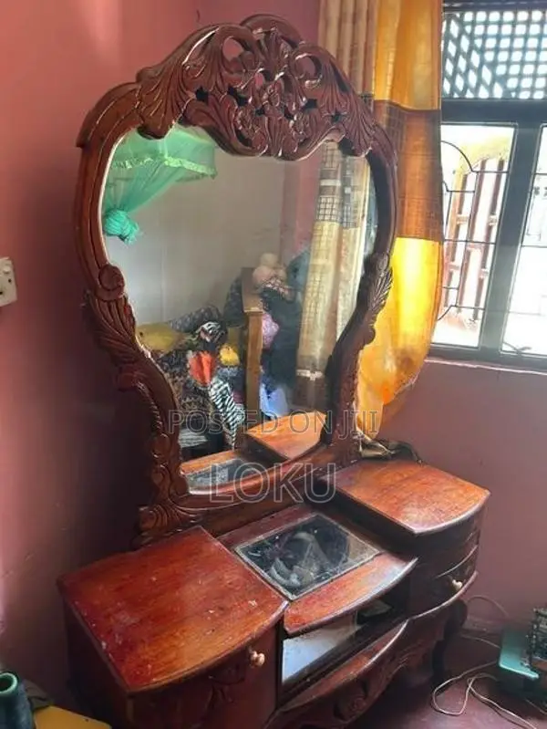 Teak Wood Resin Dressing Table