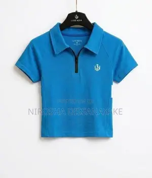 Half Zipper T Shirt