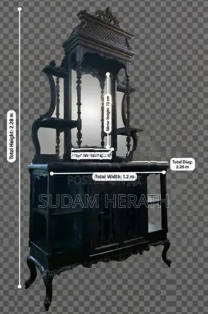 Antique Mirror Table
