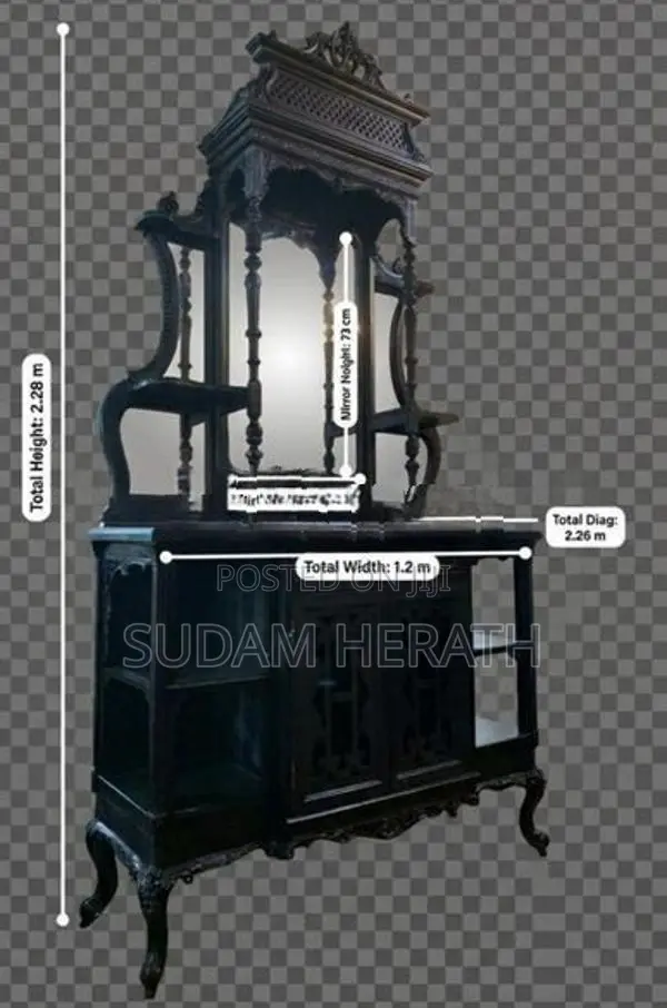 Antique Mirror Table