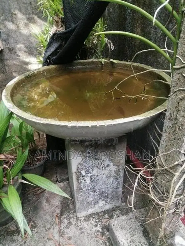 concrete flower pond