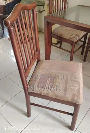 Teak table with 6 chairs