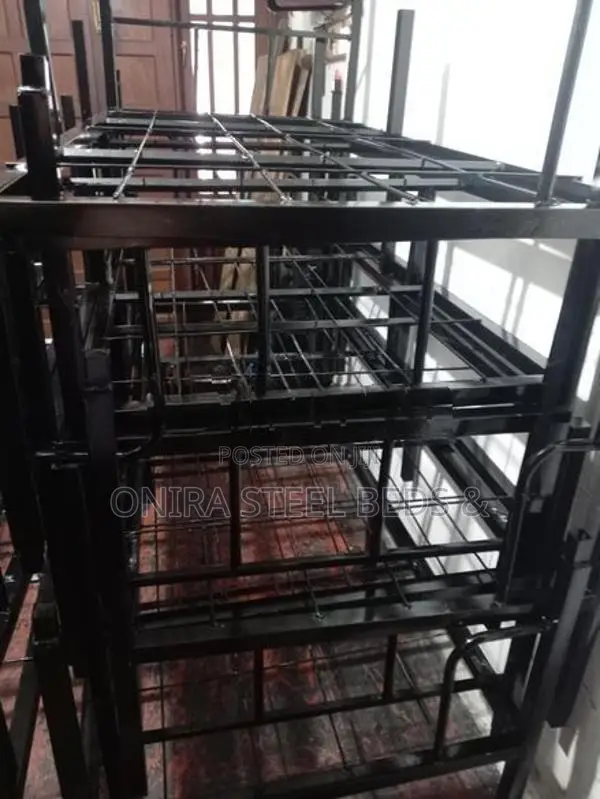 Steel Bunker Bed තට්ටු දෙකේ යකඩ ඇදන් Bunk