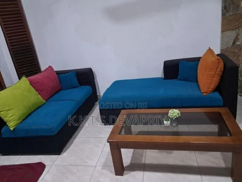 L Sofa with Table