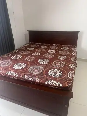 Sale – Teak Bed + 8” Arpico Spring Mattress
