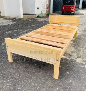 Single wooden beds