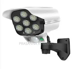 Solar Light Motion Sensor Security Dummy Camera Lamp
