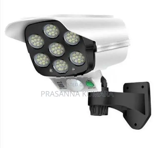 Solar Light Motion Sensor Security Dummy Camera Lamp