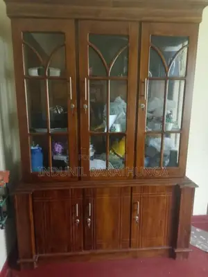 Three Door Teak Cabinet
