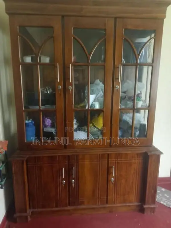 Three Door Teak Cabinet