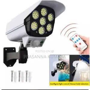 Solar Light Motion Sensor Security Dummy Camera Lamp