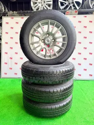 145-80-13 Tires with Alloy Wheels Set 13 Inch 4 Studs,100 PCD for All