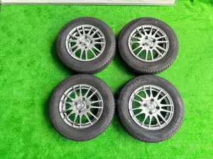 145-80-13 Tires with Alloy Wheels Set 13 Inch 4 Studs, 4JJ, 100 PCD fo