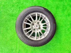 145-80-13 Tires with Alloy Wheels Set 13 Inch 4 Studs,100 PCD for All