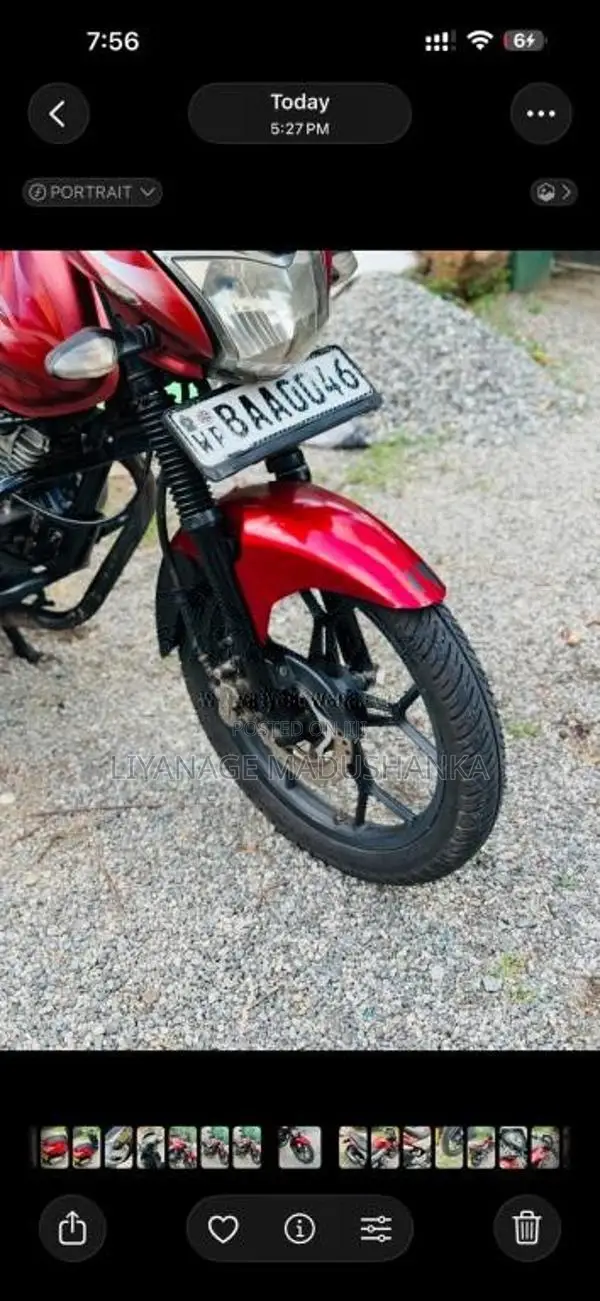 Bajaj Discover St125 2014 Motorbike (Used)