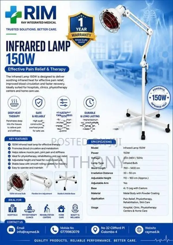 Infrared Lamp HEAT THERAPY 150W