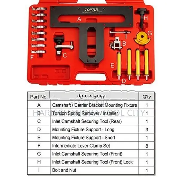 Toptul Engine Timing Tool Set 18Pcs